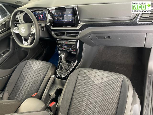 Volkswagen / T-Cross / Silber / / / 150PS DSG GV5+Navi+IQ.Light+AHK+Black+Cam+Keyless+Side+Climatronic