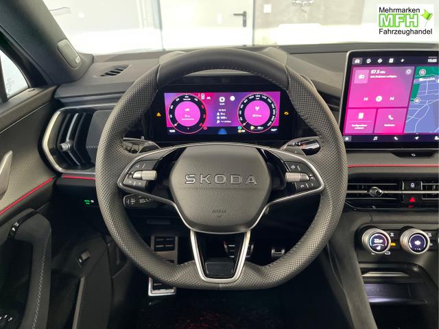 Skoda / Kodiaq / Schwarz / / / 193PS TDI 4x4 7Sitze+AHK+HUD+Pano+360&deg;+GV5+Navi+CANTON+Alu20