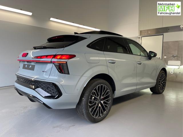 Audi / Q3 Sportback / Grau / / / TFSI 265 PS quattro S line Pano+TechPro+Matrix+AHK+HUD+Alu20+KlimaPlus+DCC+SONOS