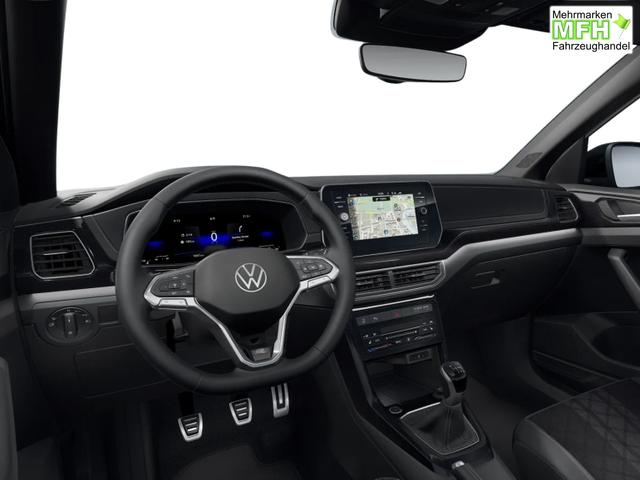 Volkswagen T-Cross R-Line 115PS Navi+IQ.Light+AHK+Black+Cam+Keyless+GV5+Side+Climatronic 