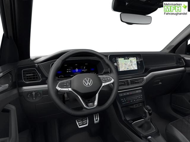 Volkswagen T-Cross R-Line 115PS DSG Navi+IQ.Light+AHK+Black+Cam+Keyless+Side+Climatronic+Parklenk 