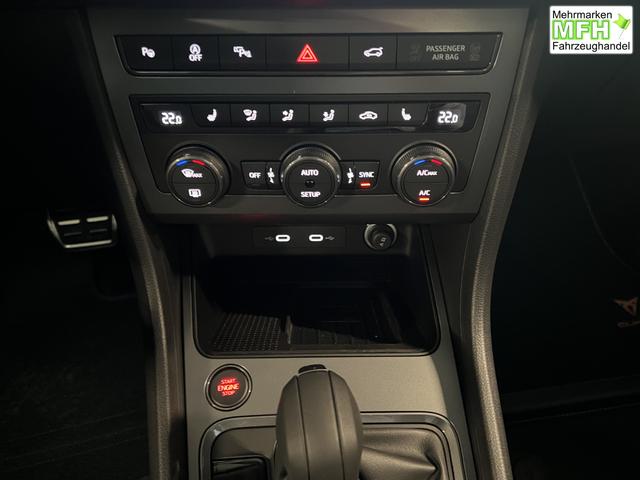 Cupra Ateca 2,0TSI DSG 4Drive 140KW/190PS AHK, 19 Black matt, Soundsystem, 360&deg;, VirtualPedal, 5 Jahre Garantie 