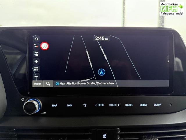 Hyundai i20 E-Motion 1.2 MPI / Sitz + Lenkradheizung Navi Tempomat Carplay R&uuml;ckfahrkamera 