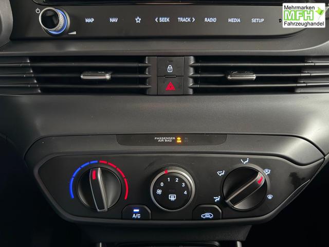 Hyundai i20 E-Motion 1.2 MPI / Sitz + Lenkradheizung Navi Tempomat Carplay R&uuml;ckfahrkamera 