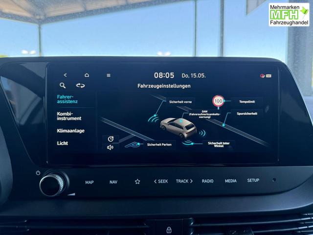 Hyundai BAYON Premium 1.0 T-GDI mHev / Bose Navi Keyless Klimaautom. LED Sitz & Lenkr.Heiz./ PDC V.&H. + Kamera 