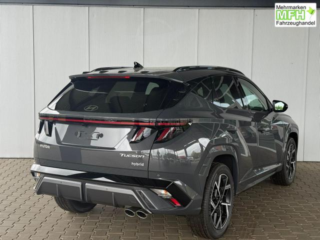 Hyundai TUCSON N-Line 1.6 T-GDI 4WD HEV / Panoramadach 4x Shz ACC Head-Up Krell-Soundsystem E-Klappe Matrix-LED E-Sitze Alu 19" 