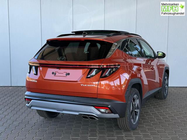 Hyundai TUCSON E-Motion 1.6 T-GDI 2WD / Panoramadach Sitz + Lenkradheizung LED Navi PDC V&H Kamera Alu 18" 