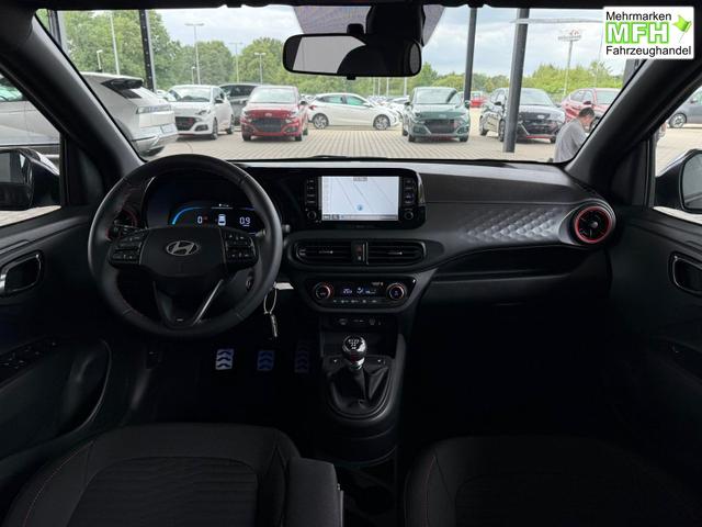 Hyundai i10 1.0 T-GDI 90 PS 5MT N Line 5 Sitzer / Navi Sitz + Lenkradheizung Klimaautomatik Einparkhilfe H Kamera 
