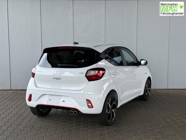 Hyundai i10 1.0 T-GDI 90 PS 5MT N Line 5 Sitzer / Navi Sitz + Lenkradheizung Klimaautomatik Einparkhilfe H Kamera 