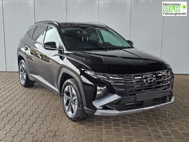 Hyundai TUCSON E-Motion 1.6 T-GDi 2WD HEV / Panoramadach ACC LED Sitz + Lenkradheizung Navi PDC V&H Kamera Alu 18" 