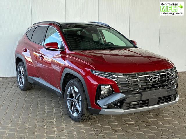 Hyundai TUCSON E-Motion 1.6 T-GDi 2WD HEV / Panoramadach ACC LED Sitz + Lenkradheizung Navi PDC V&H Kamera Alu 18" 