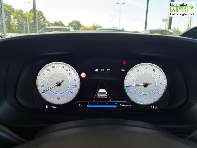 Hyundai BAYON Premium 1.2 MPI / Navi Sitz + Lenkradheizung R&uuml;ckfahrkamera Tempomat Klimaautomatik Alu 16" 