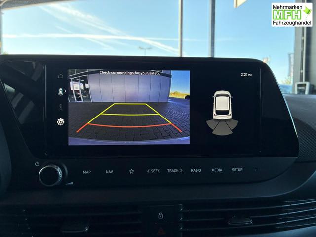 Hyundai BAYON Premium 1.2 MPI / Navi Sitz + Lenkradheizung R&uuml;ckfahrkamera Tempomat Klimaautomatik Alu 16" 