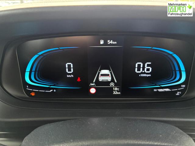 Hyundai BAYON Wave 1.2 MPI / Sitz & Lenkradheizung Navi R&uuml;ckfahrkamera Tempomat Alu 16" 