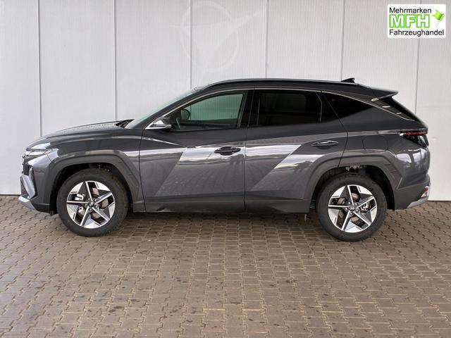 Hyundai TUCSON E-Motion 1.6 T-GDi 2WD HEV / Panoramadach ACC LED Sitz + Lenkradheizung Navi PDC V&H Kamera Alu 18" 