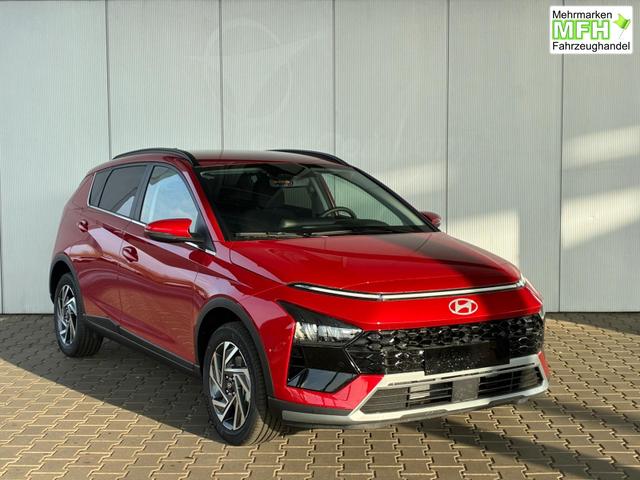 Hyundai BAYON Premium 1.0 T-GDI 100 PS 48V 7DCT / Keyless ACC Soundsystem BOSE Sitz + Lenkradheizung LED Navi PDC V&H Kamera Totwinkel Alu 16" 