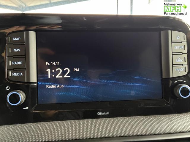 Hyundai i10 Advance 1.2 GDI Automatik / R&uuml;ckfahrkamera Sitz + Lenkradheizung Navi Alu 15" 