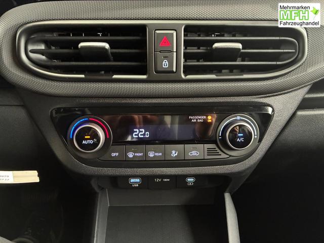 Hyundai i10 Premium 1.2 GDI Automatik / Sitz + Lenkradheizung Navi Klimaautomatik Alu 15'' 