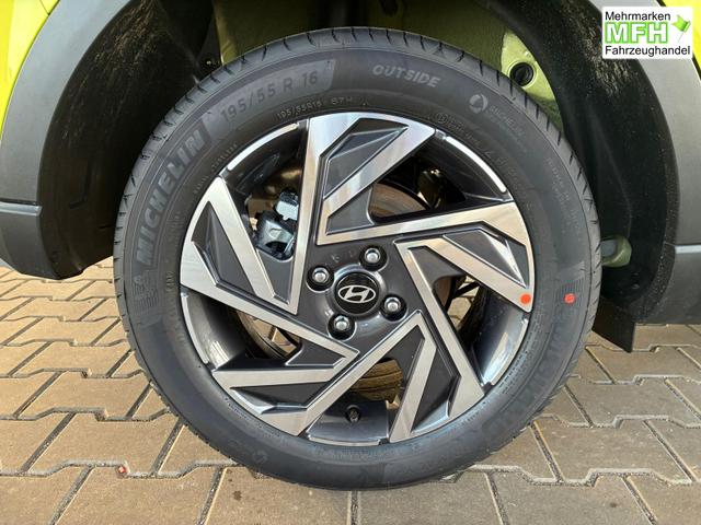 Hyundai BAYON Wave 1.0 T-GDI / Sitz & Lenkradheizung Navi R&uuml;ckfahrkamera Tempomat Alu 16" 