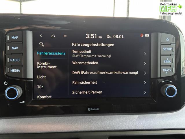 Hyundai i10 Advance 1.2 GDI Automatik / R&uuml;ckfahrkamera Sitz + Lenkradheizung Navi Alu 15" 