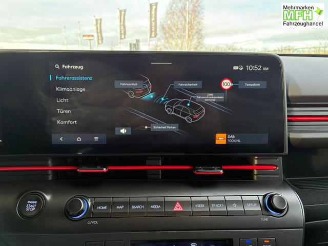 Hyundai KONA 1,6 T-GDI DCT N-Line / LED ACC Navi Klimaaut. Sitz + Lenkradheizung Alu 18" 