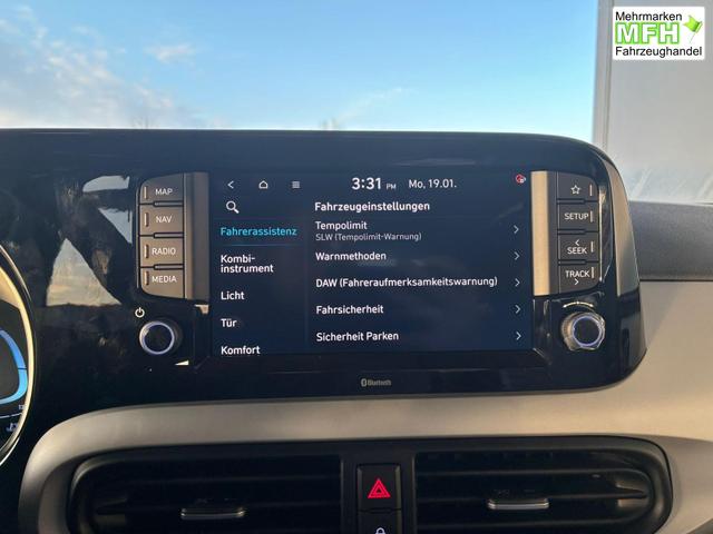 Hyundai i10 Advance 1.2 GDI / R&uuml;ckfahrkamera Sitz + Lenkradheizung Navi Alu 15" 