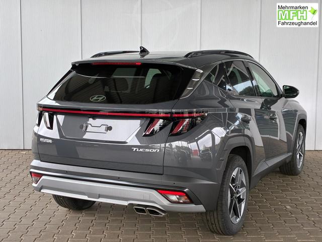 Hyundai TUCSON E-Motion 1.6 T-GDI 2WD 48V DCT / Panoramadach ACC Sitz + Lenkradheizung LED Navi PDC V&H Kamera Alu 18" 