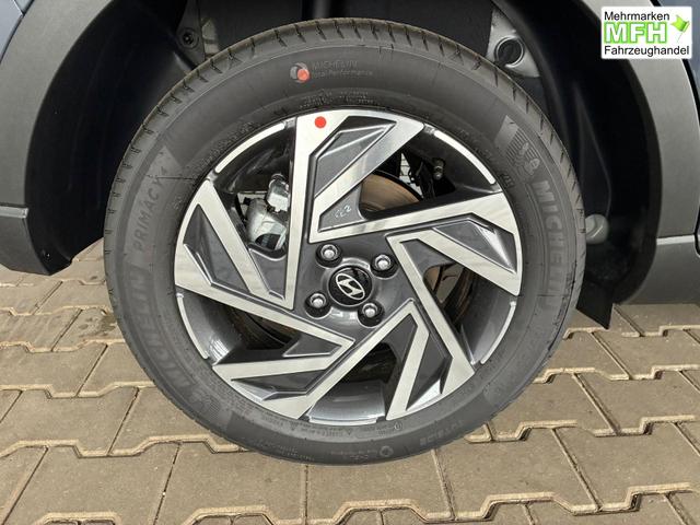 Hyundai BAYON Premium Sky 1.0 T-GDI 100 PS 48V 7DCT / Keyless ACC Soundsystem BOSE Sitz + Lenkradheizung LED Navi PDC V&H Kamera Totwinkel Alu 16" 