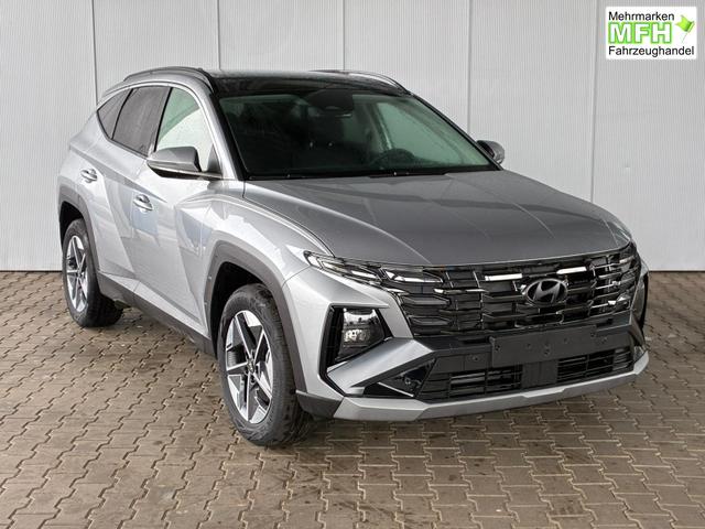 Hyundai TUCSON E-Motion 1.6 T-GDi 2WD HEV / Panoramadach ACC LED Sitz + Lenkradheizung Navi PDC V&H Kamera Alu 18" 
