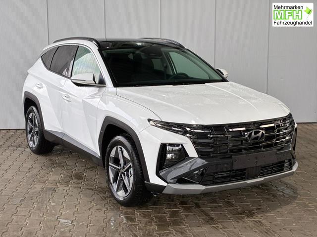 Hyundai TUCSON E-Motion 1.6 T-GDi 2WD HEV / Panoramadach ACC LED Sitz + Lenkradheizung Navi PDC V&H Kamera Alu 18" 