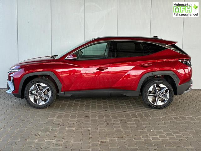 Hyundai TUCSON E-Motion 1.6 T-GDi 2WD HEV / Panoramadach ACC LED Sitz + Lenkradheizung Navi PDC V&H Kamera Alu 18" 