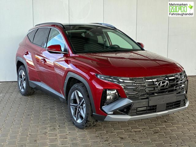 Hyundai TUCSON E-Motion 1.6 T-GDi 2WD HEV / Panoramadach ACC LED Sitz + Lenkradheizung Navi PDC V&H Kamera Alu 18" 