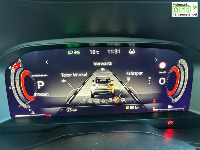 Nissan Juke N-Connecta+ 2WD Automatik / 360&deg; Kam. ACC Teilleder Shz Vorne LED Alu 17" 