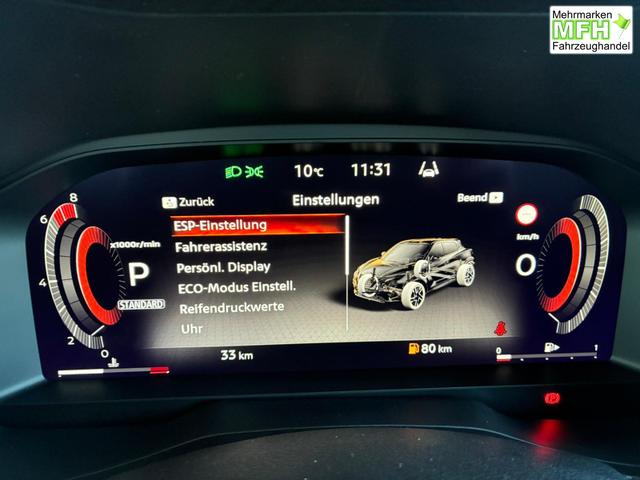 Nissan Juke N-Connecta+ 2WD Automatik / 360&deg; Kam. ACC Teilleder Shz Vorne LED Alu 17" 