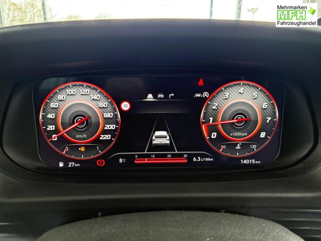 Hyundai i20 1.2 MPI N-Line / LED Tempomat Navi R&uuml;ckfahrkamera Alu 17" 