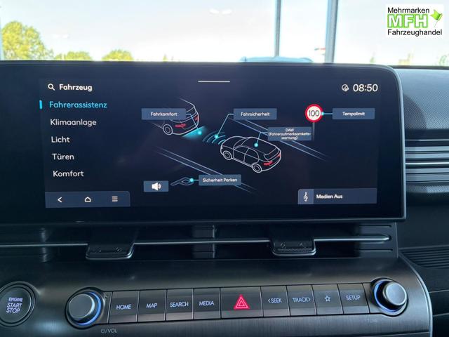 Hyundai KONA Comfort Plus 1.6 T-GDI DCT 4WD / Navi ACC Keyless 360&deg; Kam./ Sitz + Lenkradheiz. LED Alu 18" 