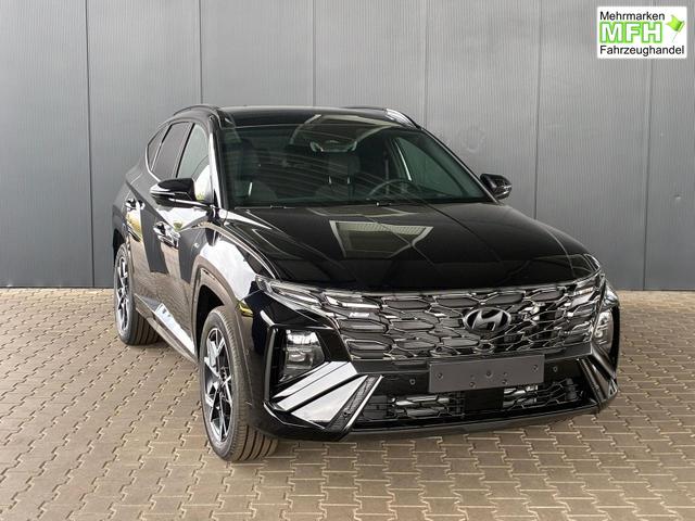 Hyundai TUCSON HEV 2WD N-Line X Pano / MY27 Panoramadach Head-Up 360&deg; Kam. ACC Sitz + Lenkradheiz. Sitzbel&uuml;ftung Alu 19" 