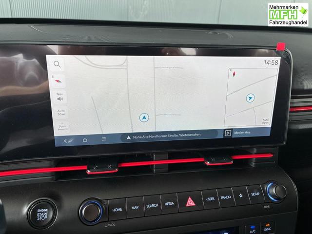 Hyundai KONA 1,6 T-GDI DCT N-Line 179 PS / Navi ACC Shz Vorne + Lenkradheizung LED ALU 18'' 