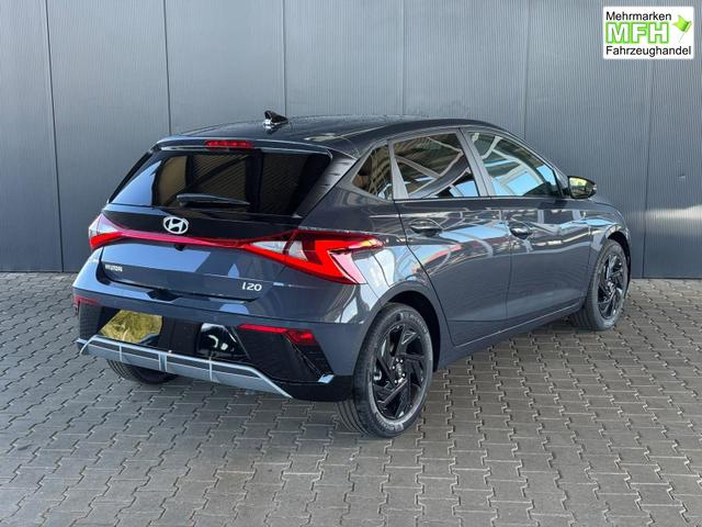 Hyundai i20 Style 1.0 T-GDI BLACK LINE / Navi Fernlichtassistent Spurhalteassistent ACC Kamera Sitz + Lenkradheizung LED Alu 16" 