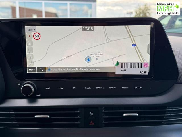 Hyundai i20 Style 1.0 T-GDI BLACK LINE / Navi Fernlichtassistent Spurhalteassistent ACC Kamera Sitz + Lenkradheizung LED 