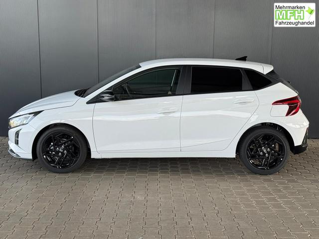 Hyundai i20 Black-Line STYLE 1,0 T-GDi 7-DCT / Navi Tempomat Spurhalteassistent Kamera Sitz + Lenkradheizung LED 