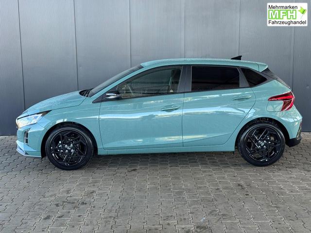 Hyundai i20 Black-Line STYLE 1,0 T-GDi 7-DCT / Navi Tempomat Spurhalteassistent Kamera Sitz + Lenkradheizung LED 