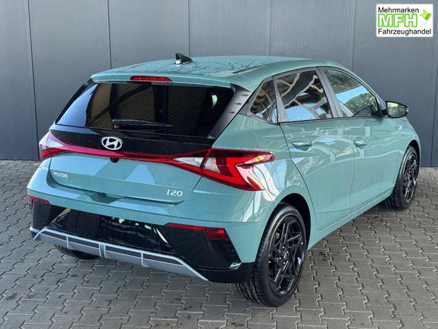Hyundai i20 Black-Line STYLE 1,0 T-GDi 7-DCT / Navi Tempomat Spurhalteassistent Kamera Sitz + Lenkradheizung LED 