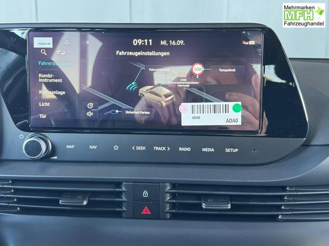 Hyundai i20 Smart 1.0 T-GDi 90PS 6MT Black Pack / Kamera Navi Fernlichtassistent Spurhalteassistent Tempomat Sitz + Lenkradheizung 