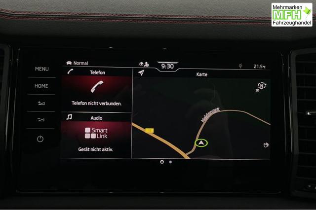 Skoda Kodiaq RS 2.0 TSI 4x4 *AHK*NAVI*ACC*Leder*LED*SHZ*PDC* 