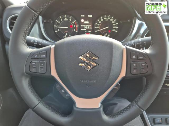 Suzuki Vitara 1.4 Boosterjet 129PS Hybrid Comfort+ Teilleder Navi Klimaautomatik Sitzheizung ACC PDC v+h R&uuml;ckf.Kamera Suzuki-Radio Apple CarPlay Android Auto Touchscreen 2xKeyless 17-LM 