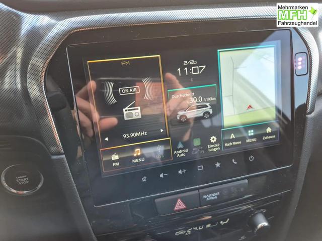 Suzuki Vitara 1.4 Boosterjet 129PS Hybrid Comfort+ Teilleder Navi Klimaautomatik Sitzheizung ACC PDC v+h R&uuml;ckf.Kamera Suzuki-Radio Apple CarPlay Android Auto Touchscreen 2xKeyless 17-LM 