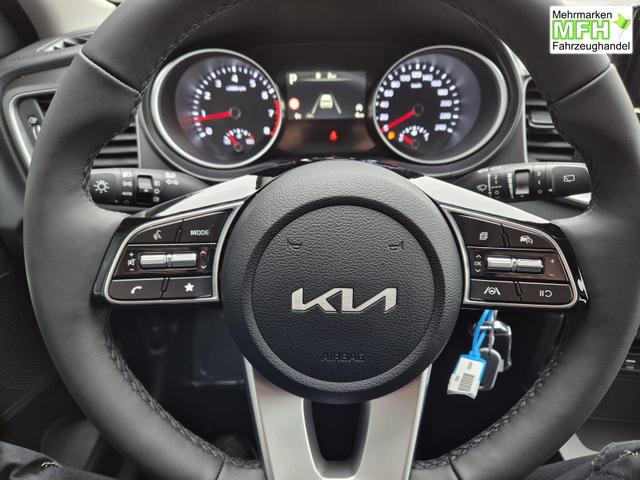 Kia Ceed Vision 1.5 T-GDi 140PS Automatik Klimaautomatik Alarmanlage Sitzheizung Lenkradheizung Navi PDC R&uuml;ckf.Kamera Bluetooth Touchscreen Apple CarPlay Android Auto Tempomat 