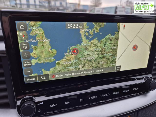 Kia Ceed Vision 1.5 T-GDi 140PS Automatik Klimaautomatik Alarmanlage Sitzheizung Lenkradheizung Navi PDC R&uuml;ckf.Kamera Bluetooth Touchscreen Apple CarPlay Android Auto Tempomat 