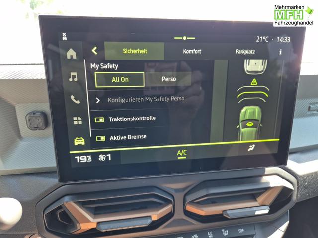 Dacia Duster Extreme Hybrid 140PS Automatik 1.6 SCE 4x Kamera elektr.Parkbremse Teil-Leder Klimaautomatik Bluetooth Apple Carplay Android Auto PDC v+h 2xKeyless 18"LM 